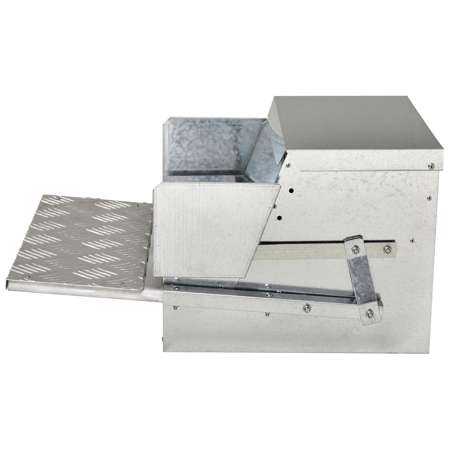 30 lbs Capacity Automatic Chicken Poultry Feeder with a Galvanized and Build