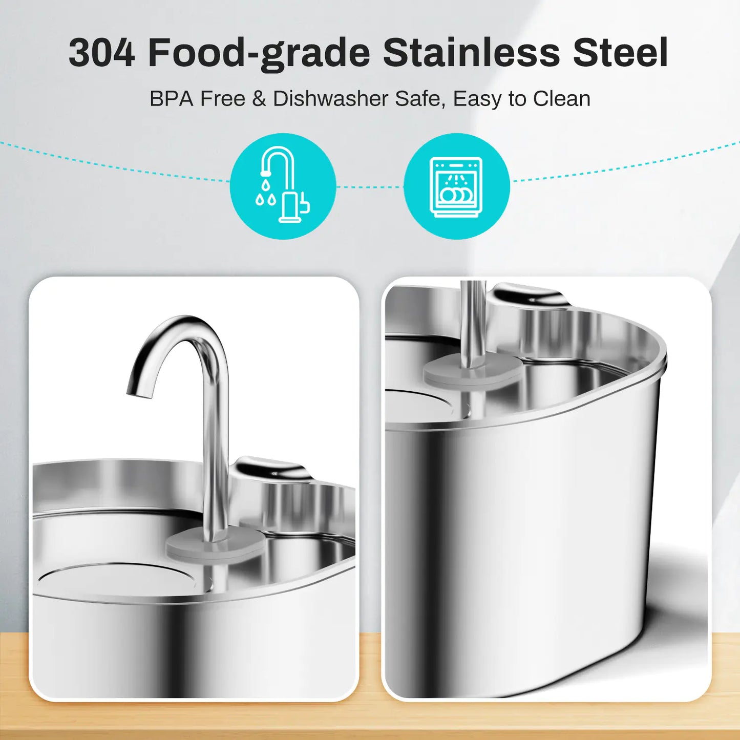 Smart Stainless Steel Pet Water Dispenser