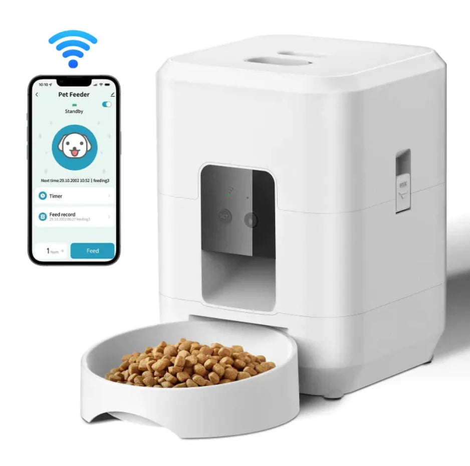 Smart Remote-Controlled Automatic Pet Feeder