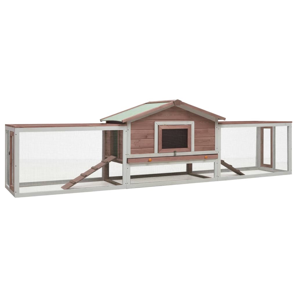 Rabbit Hutch 310x Pine & Fir Wood Rabbit Hutch
