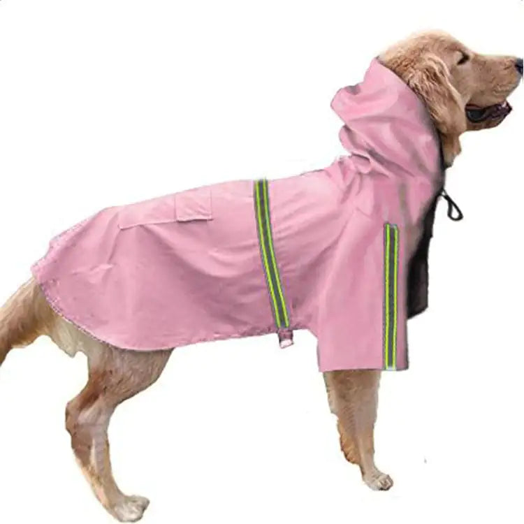 Waterproof Reflective Raincoat for Large Dogs