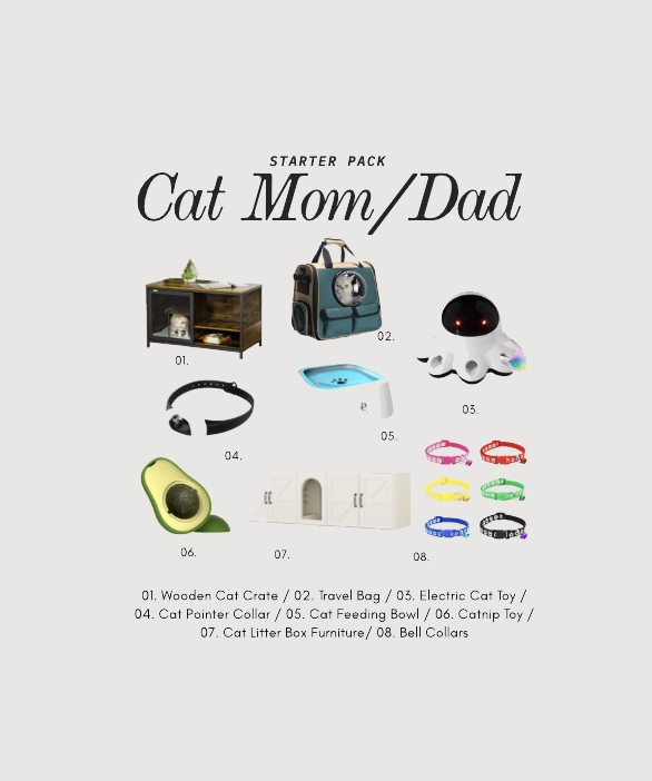 Starter Pack 2 - Cat Mom / Dad