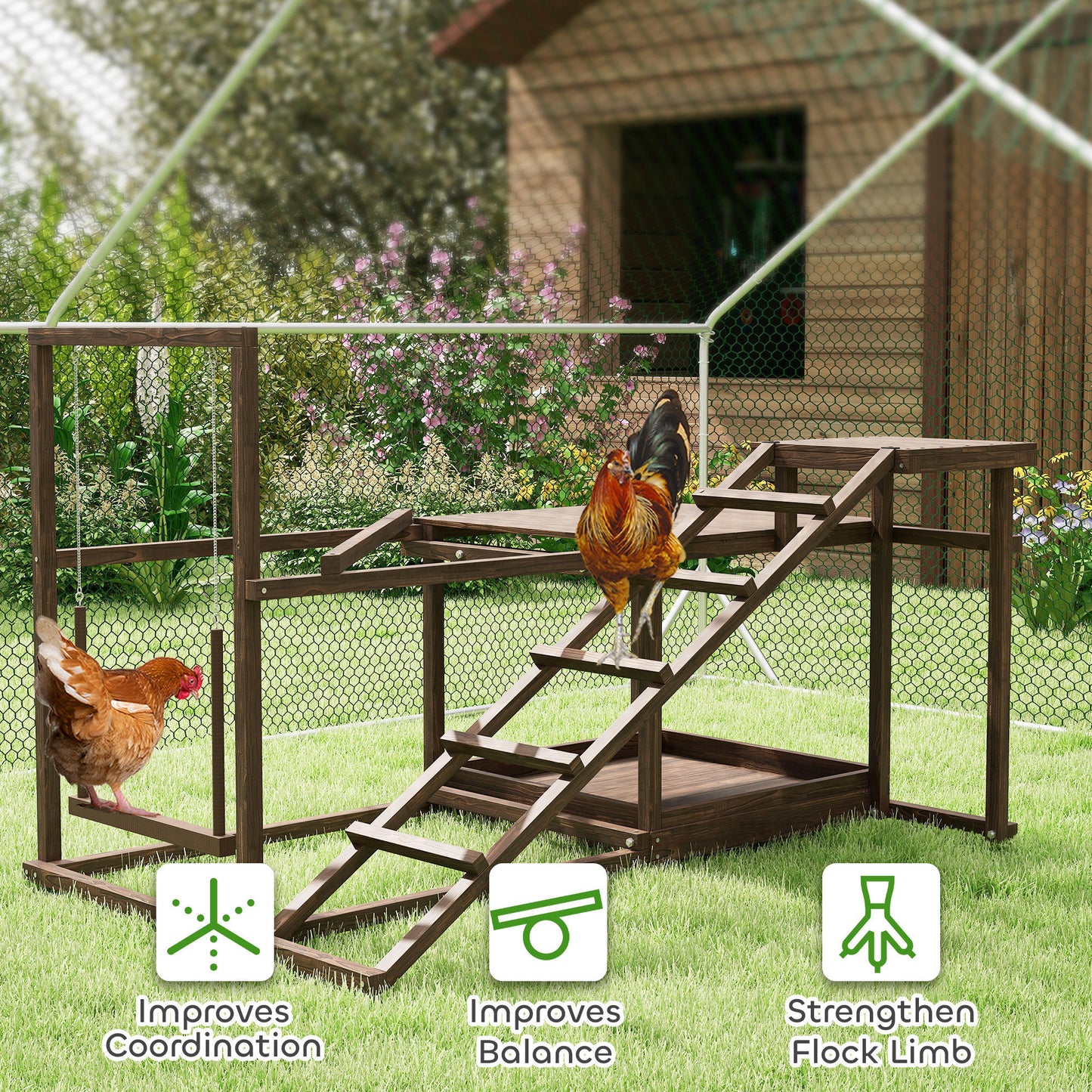 Chicken Activity Play Set with Perch