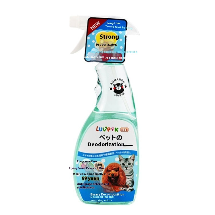 Deodorant spray for pets