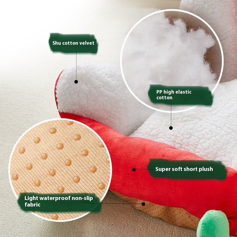 Christmas Cat Nest Winter Warm