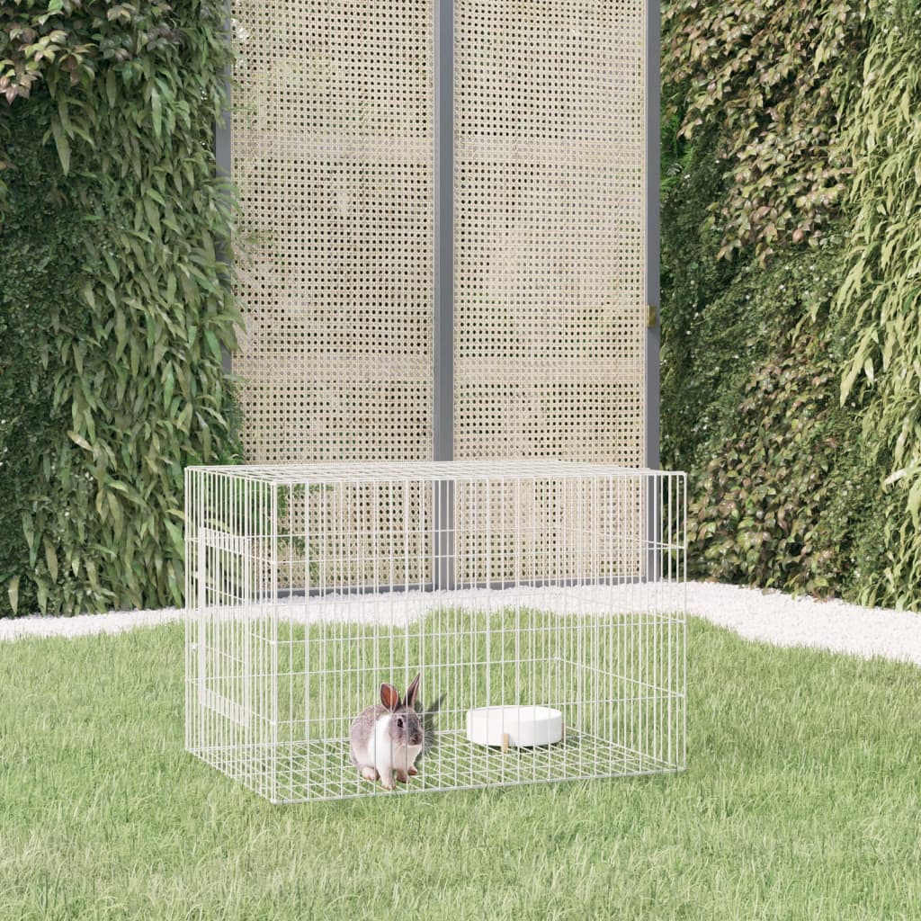 Rabbit Cage 78x Galvanized Iron   Rabbit Cage 2
