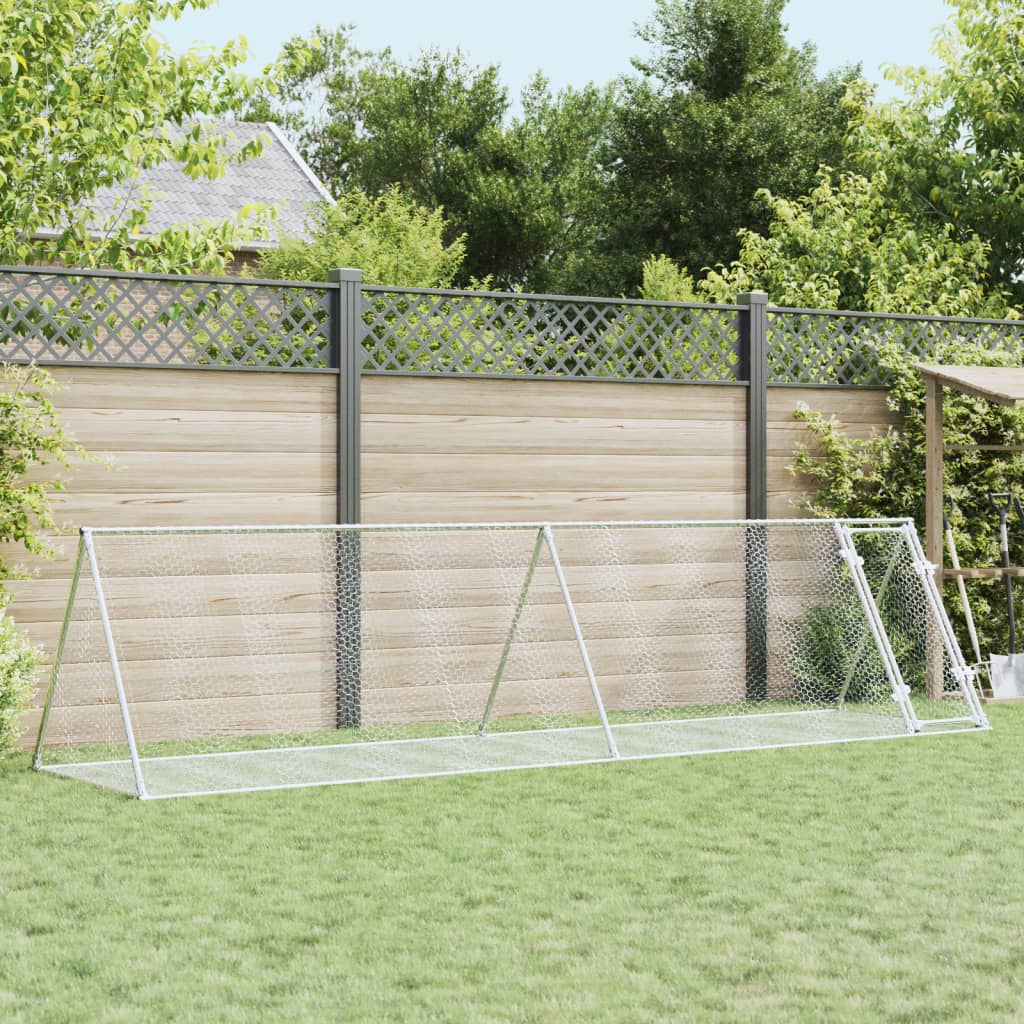 Rabbit Hutch Silver 200x Galvanized   Rabbit Hutch Silver