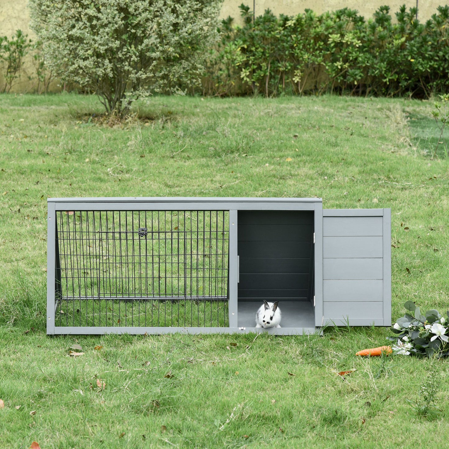 46" x 24" A-Frame Outdoor Rabbit Hutch