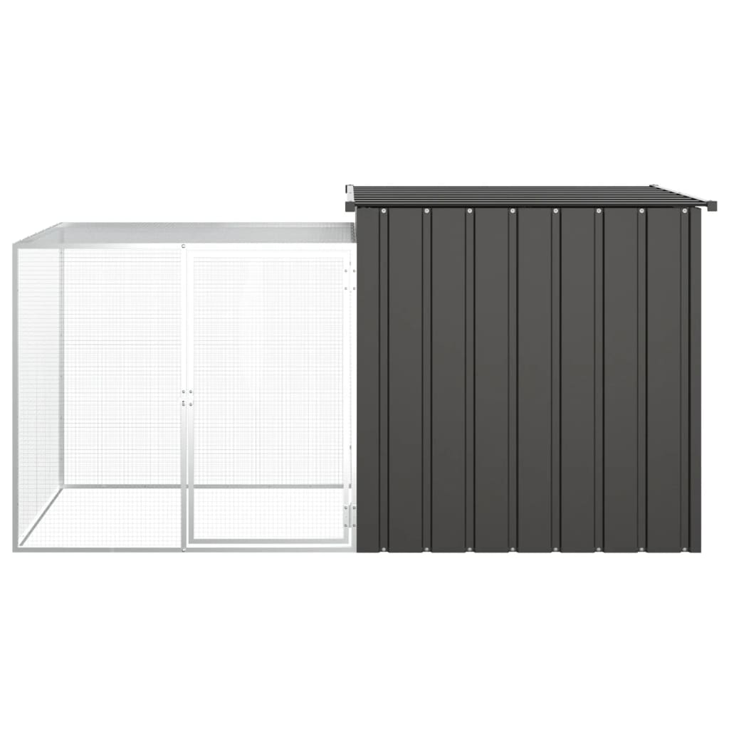 Rabbit Cage Anthracite 200x Galvanized   Rabbit Cage 200x