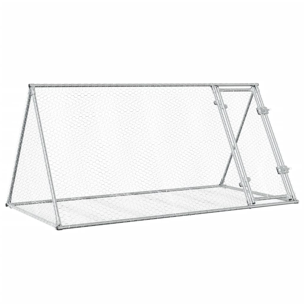 Rabbit Hutch Silver 200x Galvanized   Rabbit Hutch Silver