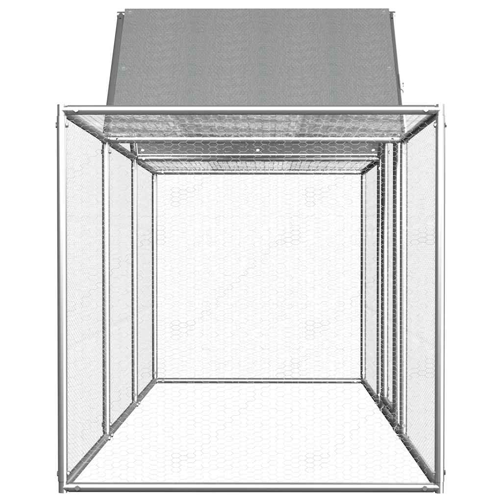 Chicken Coop 3x1x1.5 m Galvanized