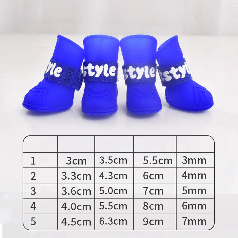 Waterproof Dog Rain Shoes - Summer Soft Bottom Sandals