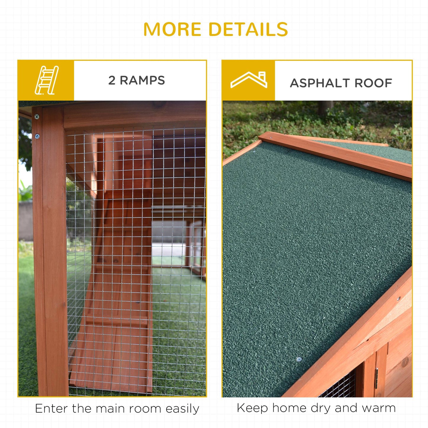 L Outdoor Rabbit Hutch