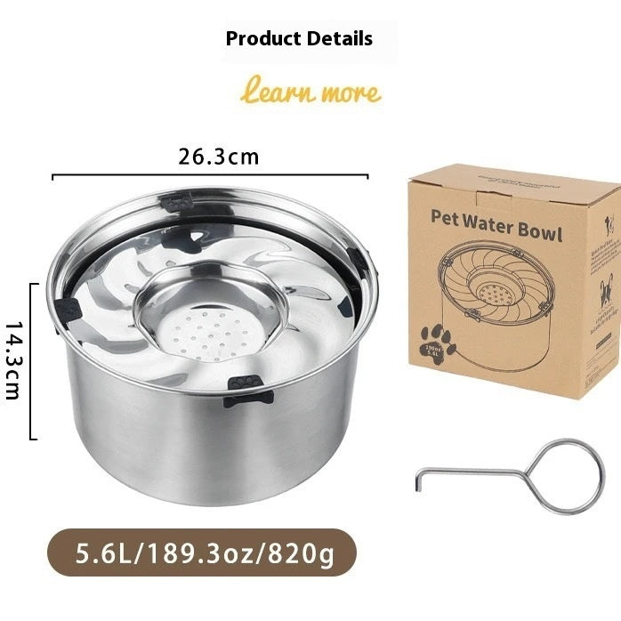 Dogs And Cats Supplies Drinking Water Large Capacity Bowl