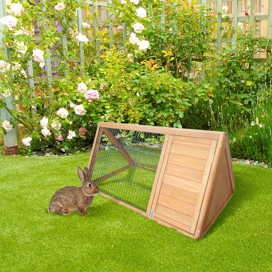 46" x 24" A-Frame Outdoor Rabbit Hutch