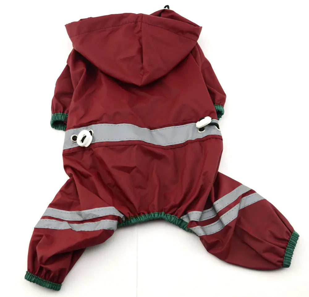 Reflective PVC Raincoat for Dogs - Pet Apparel