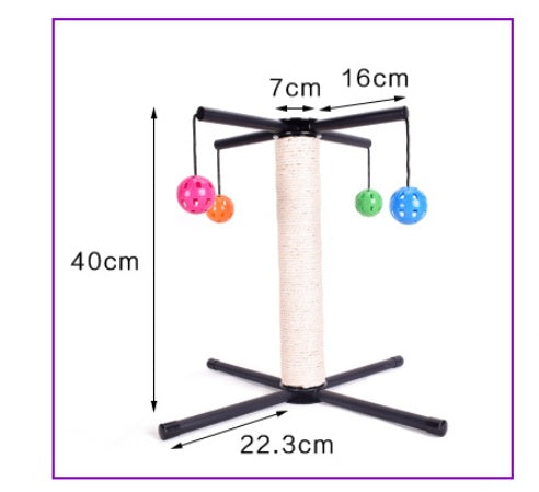 Creative Diy Bell Ball Funny Cat Cat Scratcher Claw Sharpener Large Sword