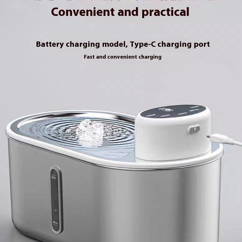 Non-plug-in Infrared Induction Pet Dog Drink Fountain