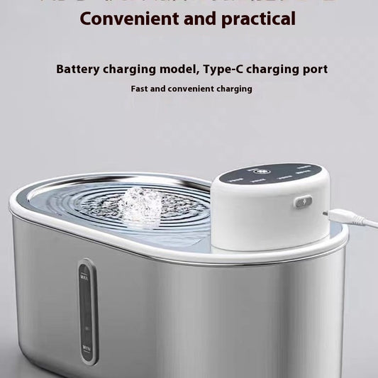 Non-plug-in Infrared Induction Pet Dog Drink Fountain