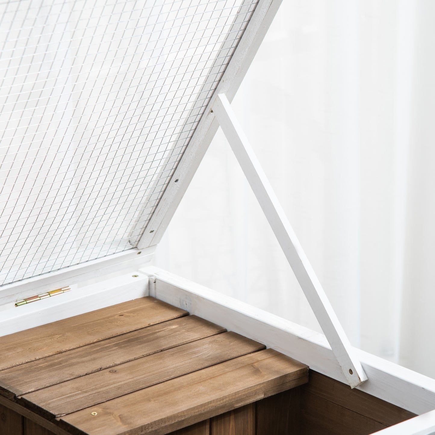 Desk/Table Sized Rabbit Hutch with Wheels