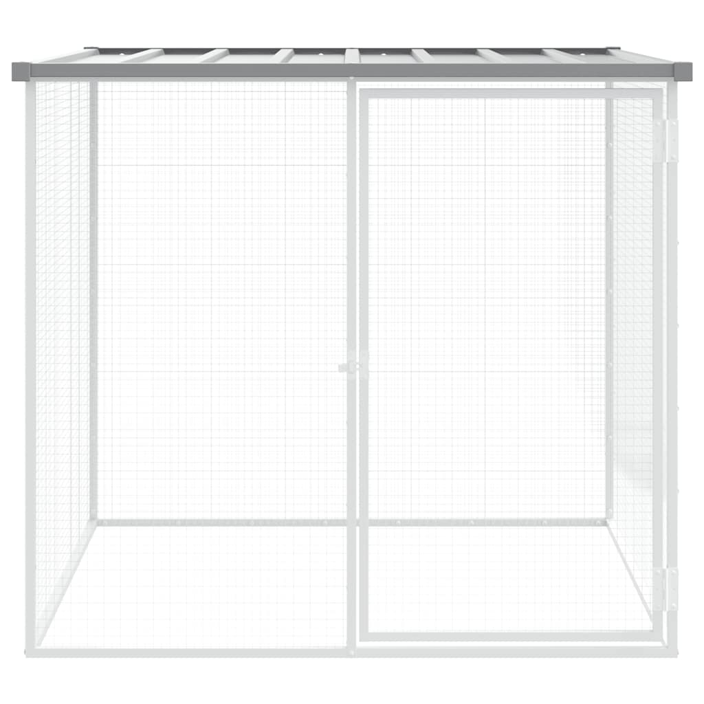 Chicken Cage with Roof 103x Galvanized