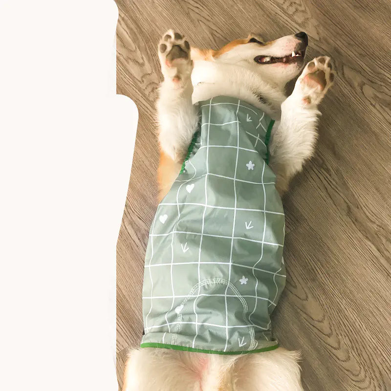 Corgi Dudou Summer Dog Raincoat for Pets