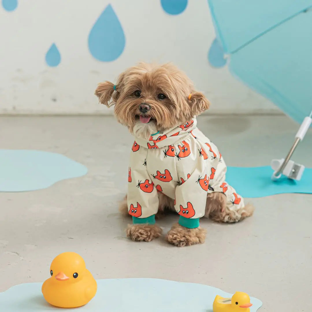Waterproof Full Coverage Raincoat for Small Dogs