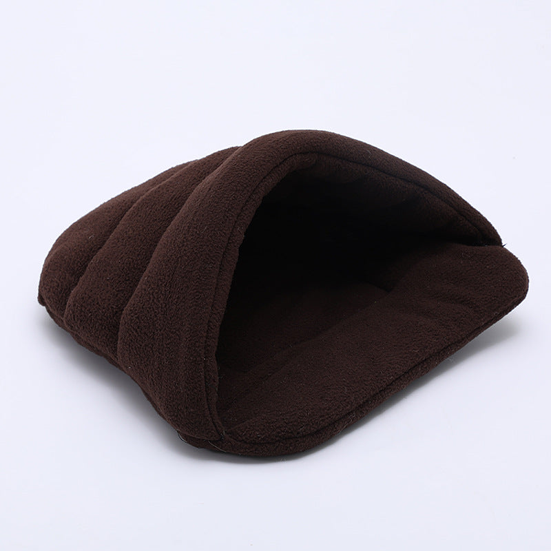 Pet Slippers Nest Cute Cat Sleeping Bag Four Seasons Universal Teddy Small Kennel Guinea Pig Hamster Cotton Pet Nest