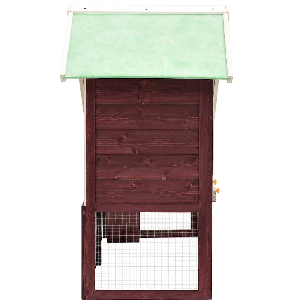 rabbit hutch mocha and 140x solid fir wood