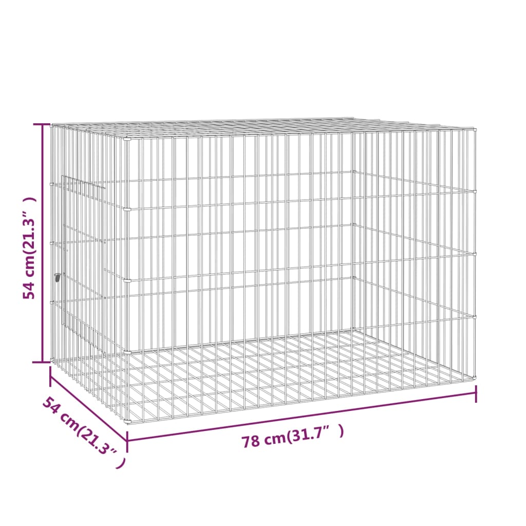 Rabbit Cage 78x Galvanized Iron   Rabbit Cage 2