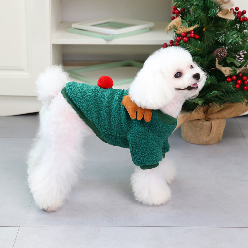 Autumn And Winter Small Medium-sized Christmas Pet Clothing