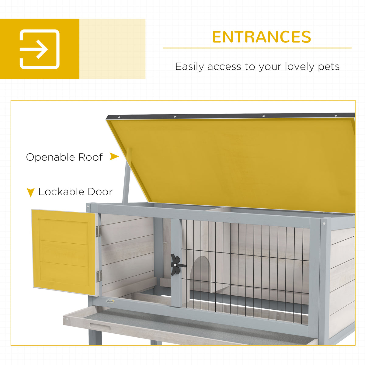Elevated Rabbit Hutch