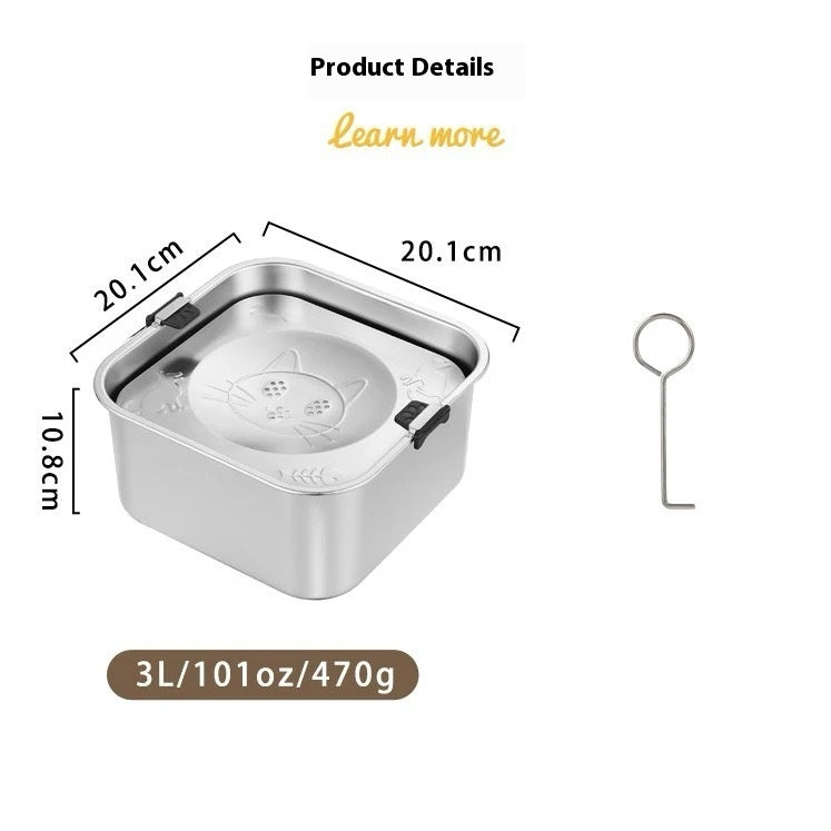 Dogs And Cats Supplies Drinking Water Large Capacity Bowl