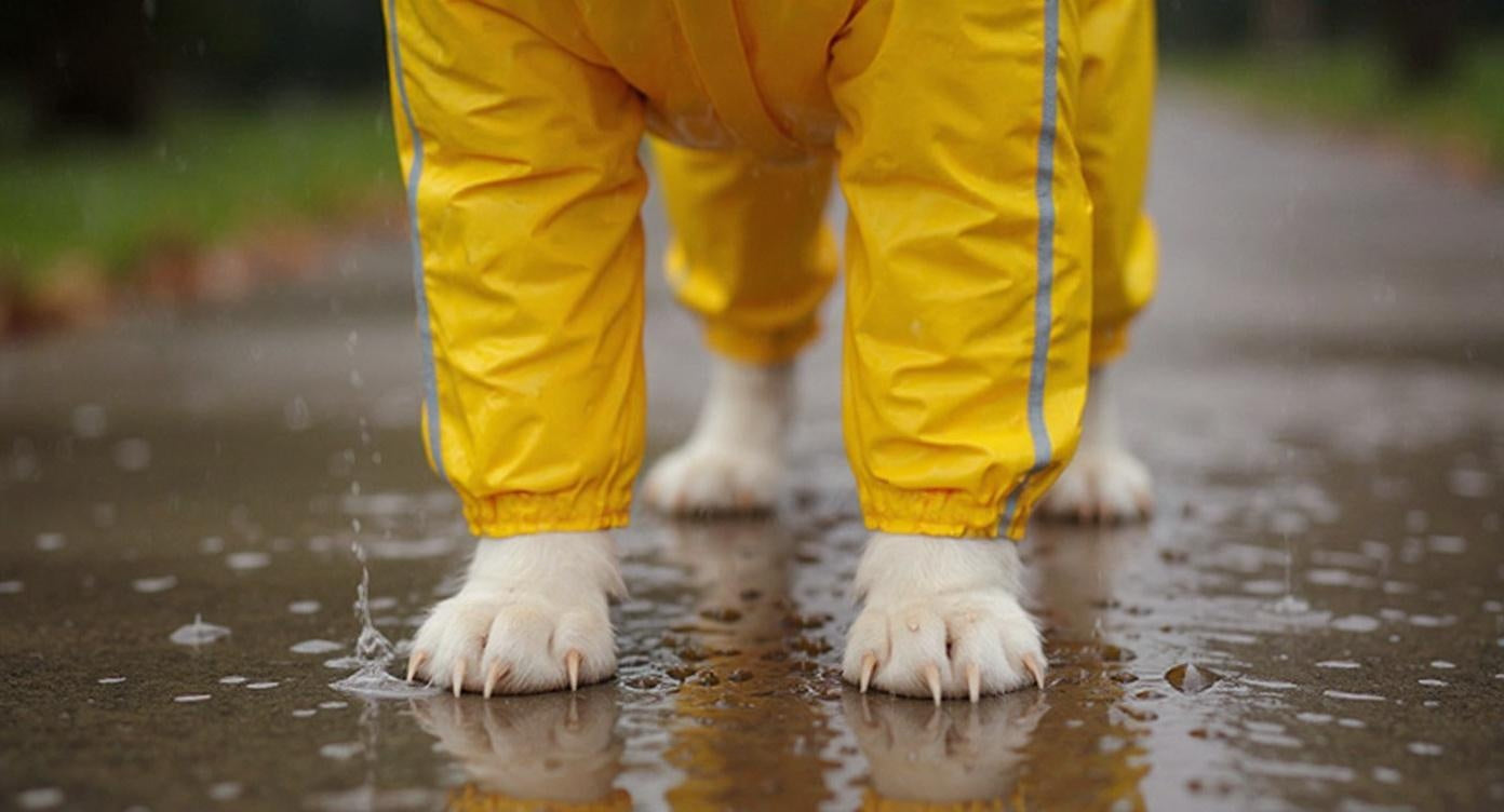 Medium and Large Dog Poncho for Rainy Days