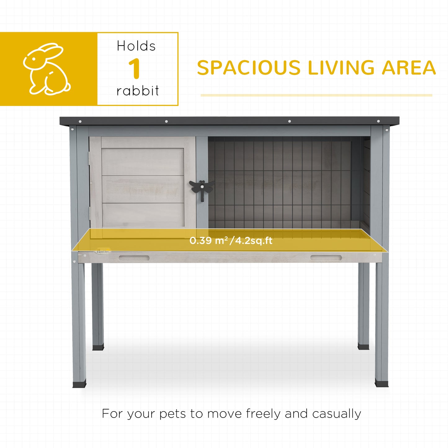 Elevated Rabbit Hutch