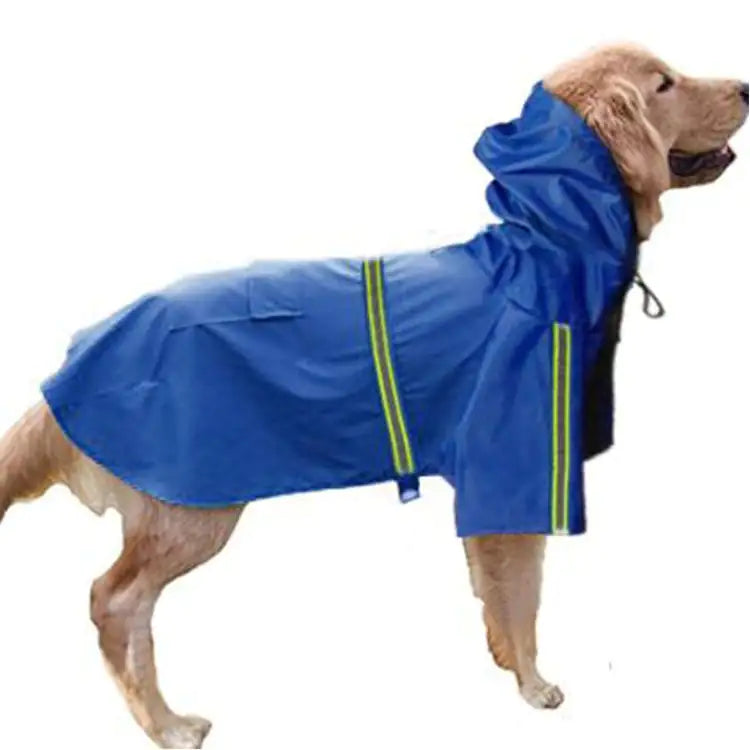 Waterproof Reflective Raincoat for Large Dogs