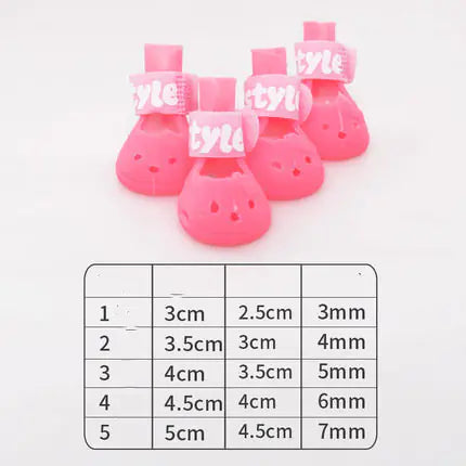 Waterproof Dog Rain Shoes - Summer Soft Bottom Sandals