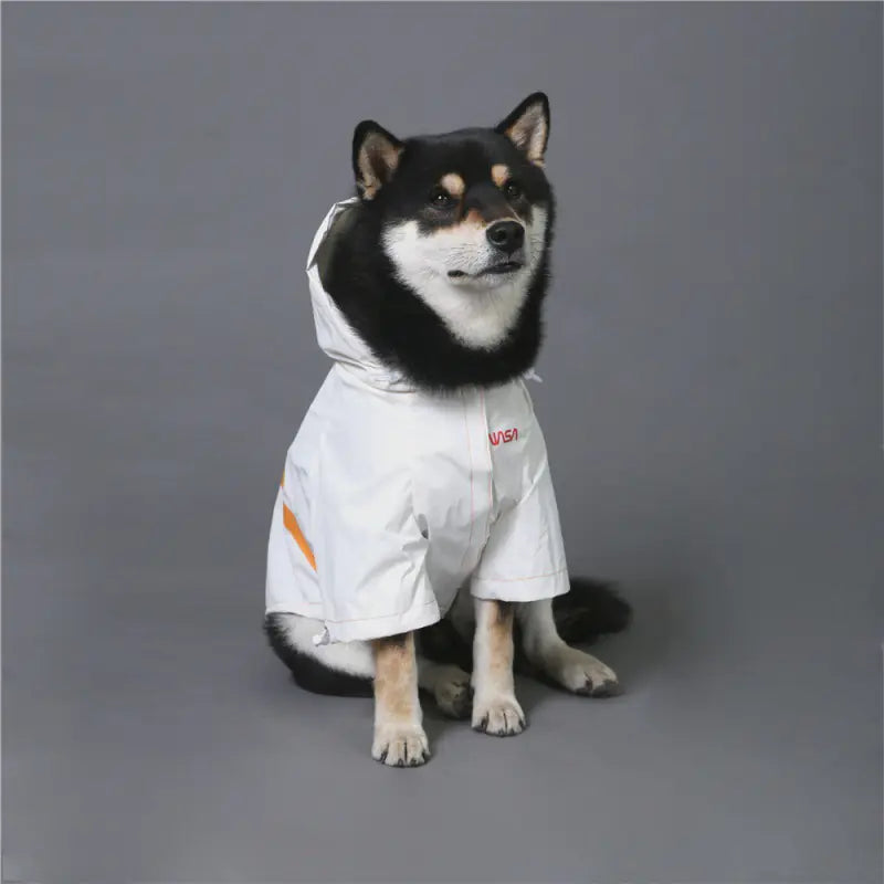 Tide Brand Reflective Windproof Pet Raincoat