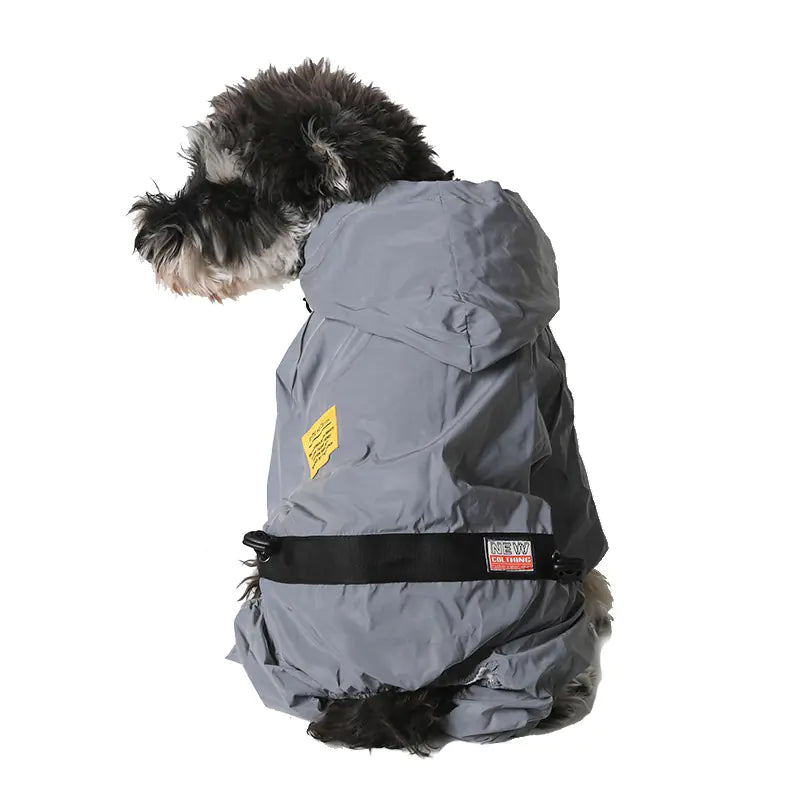Reflective Pet Raincoat for Night Walks