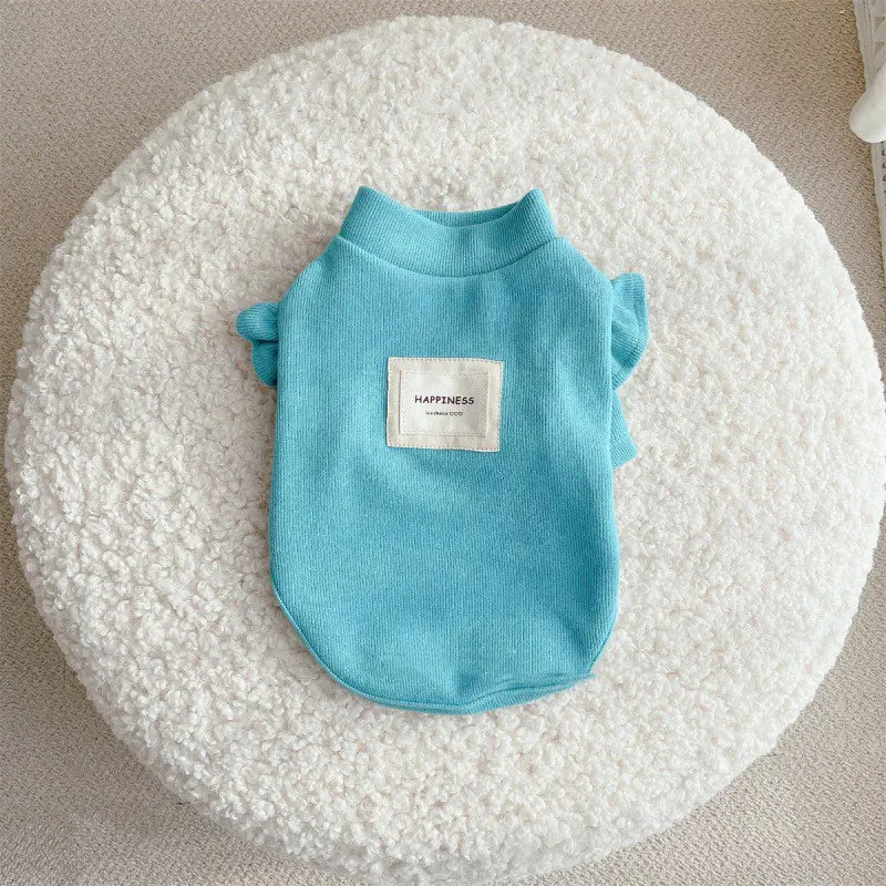 Knitwear Dog Clothes with Small Flying Sleeves