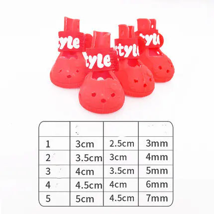 Waterproof Dog Rain Shoes - Summer Soft Bottom Sandals