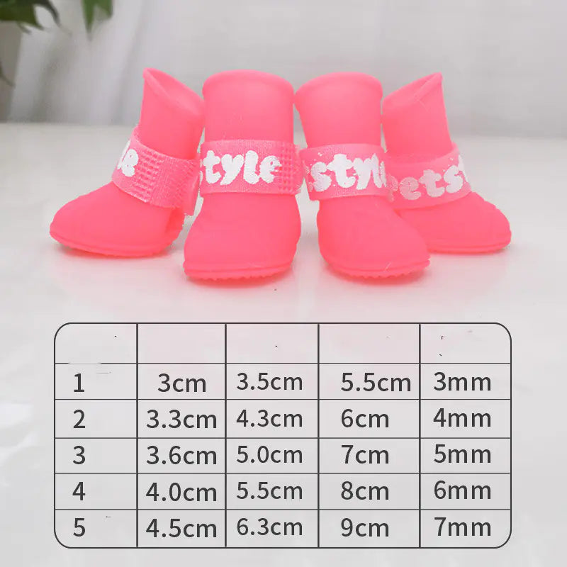 Waterproof Dog Rain Shoes - Summer Soft Bottom Sandals
