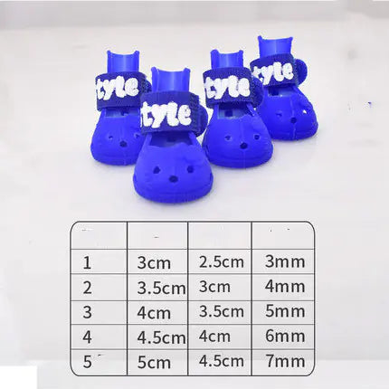 Waterproof Dog Rain Shoes - Summer Soft Bottom Sandals