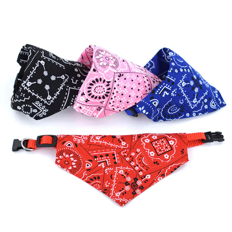 Retractable Triangle Scarf Collar for Pets