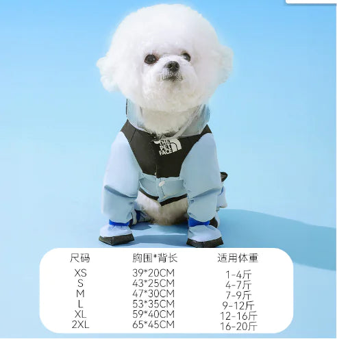 Pet Poncho Raincoat (One Set)