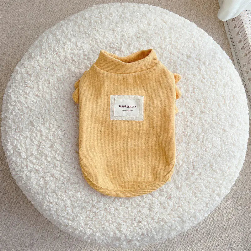 Knitwear Dog Clothes with Small Flying Sleeves