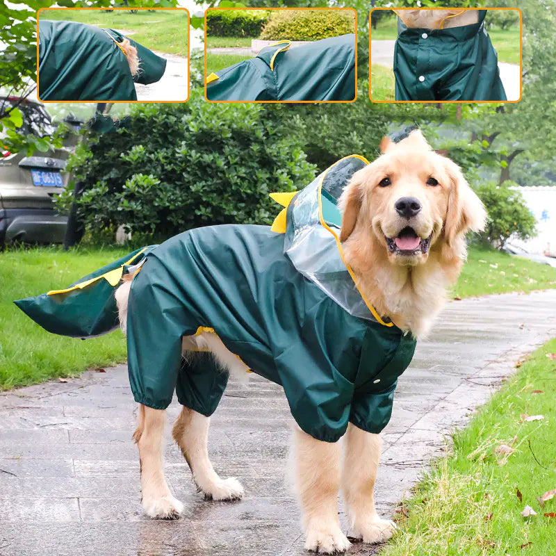 All-Inclusive Raincoat for Four-Legged Pets