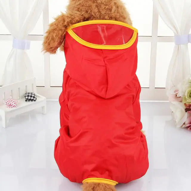 Waterproof Dog Raincoat with Hood for Pets