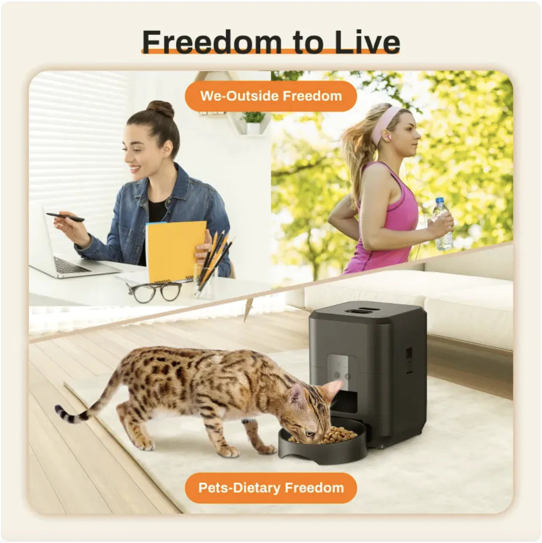 Smart Remote Automatic Pet Feeder