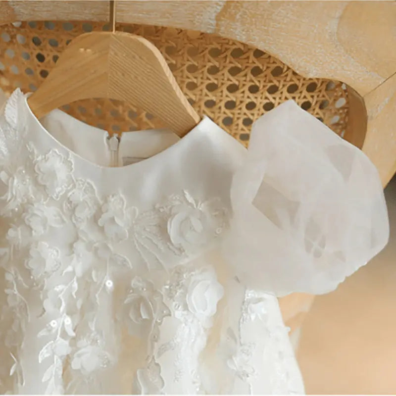 Heavy-duty Embroidered Tail Wedding Dress